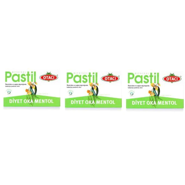 Otacı Diyet Oka Mentol 16 Adet 3 Kutu ürün görseli