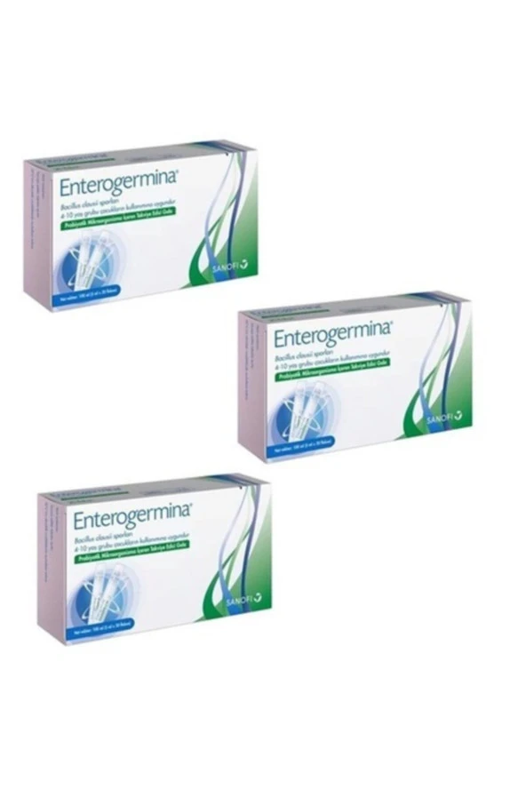 Enterogermina 2-10 Yaş 5 ml × 10 Flakon 3 Kutu