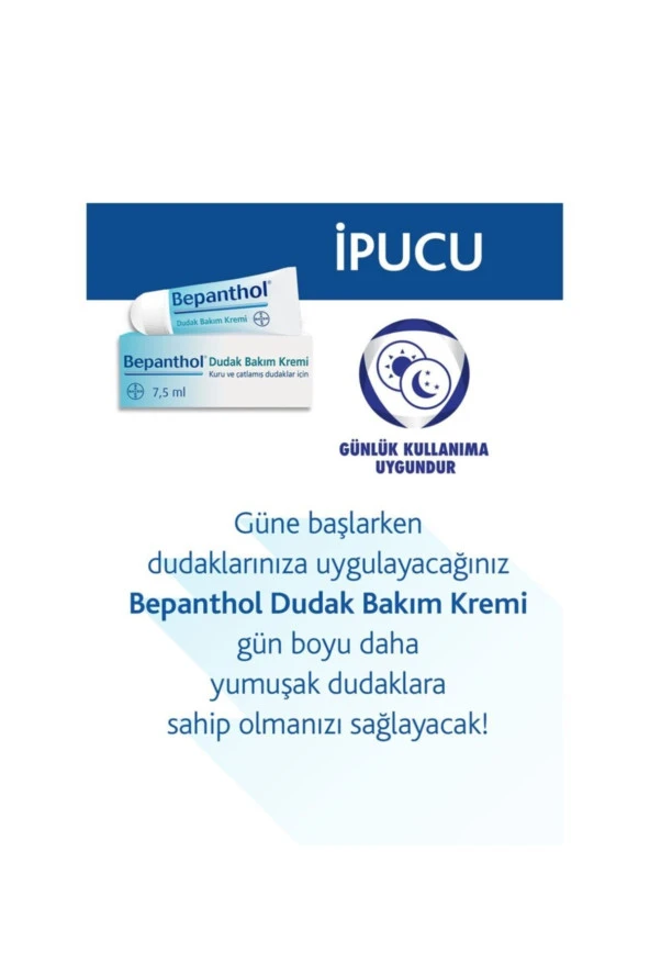 Bepanthol Dudak Bakım Kremi 7,5 ml 2 Kutu - 3