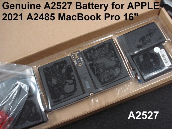 MacBook Pro 2021 16" A2485 Batarya Pil Orjinal - 2