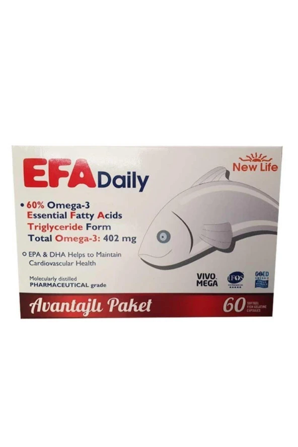 New Life Efa Daily 60 Kapsül