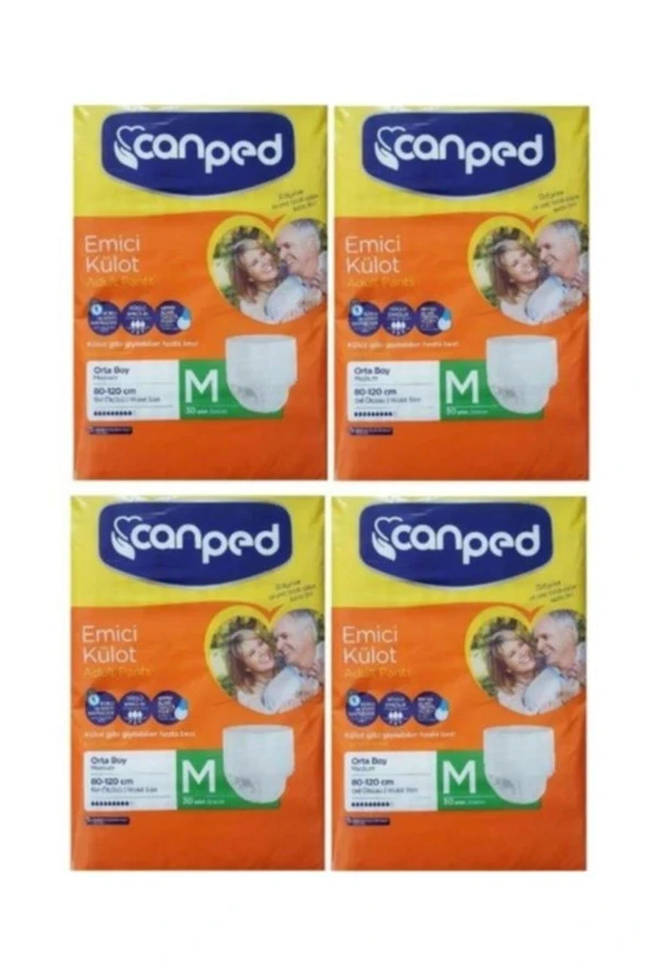 Canped Emici Külot Medium 30'lu Paket 4'Lü
