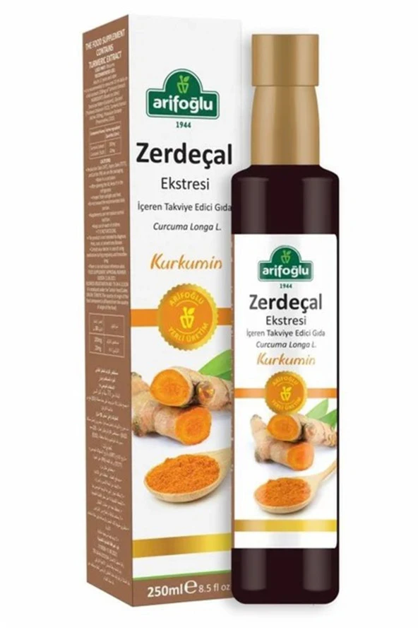 Arifoğlu Zerdeçal Ekstresi - Curcuma Longa Ekstrakt 250ml