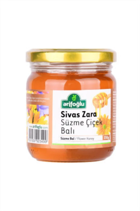 Arifoğlu Sivas Zara Süzme Çiçek Balı 250g