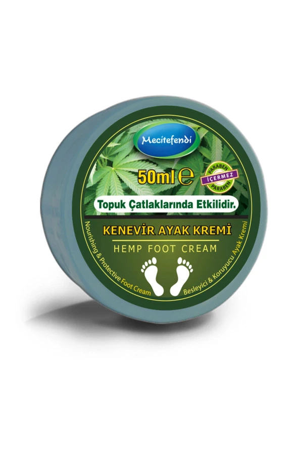 Mecitefendi Topuk Çatlakları Etkili Kenevir Ayak Kremi 50 ml