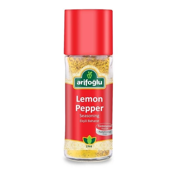 Arifoğlu Lemon Pepper Balık Baharatı Cam 90g