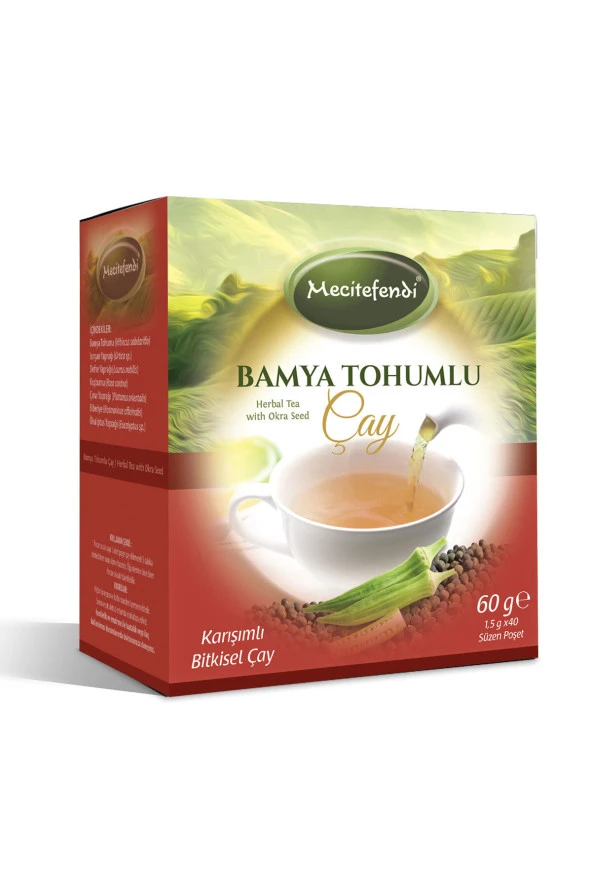 Mecitefendi Bamya Tohumlu Çay (süzen Poşet 40lı)
