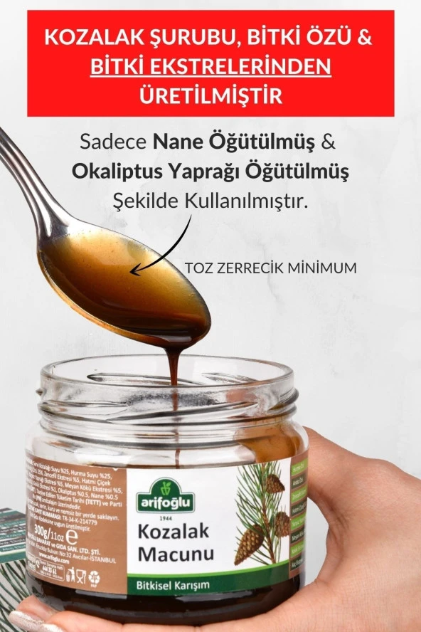 Arifoğlu Kozalak Macunu 300g Ekstreler Ile Üretilmiştir - 3