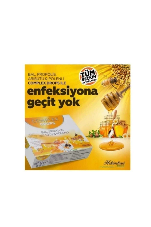 Hekimhan Bal Polen Propolis Arı Sütü Ve Polenli Drops