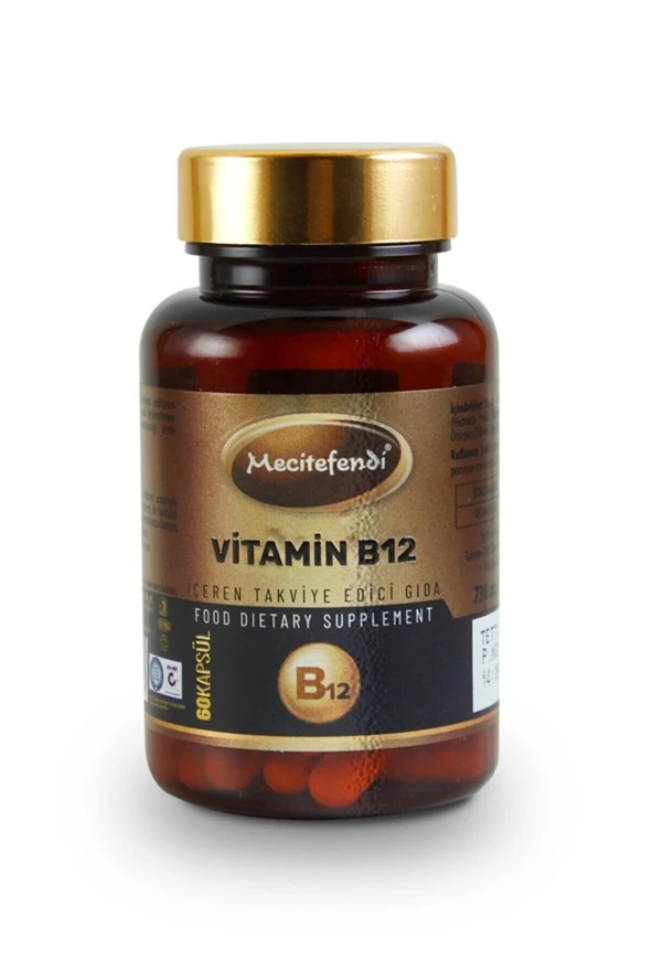 Mecitefendi Vitamin B12 60 Kapsül 730 mg