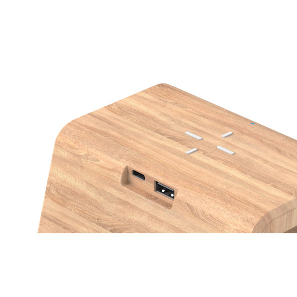 Sunowl SO700 Saat,LED Işık,15W Kablosuz Hızlı Şarj - 5