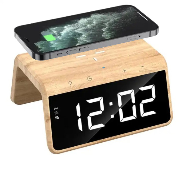 Sunowl SO700 Saat,LED Işık,15W Kablosuz Hızlı Şarj - 6