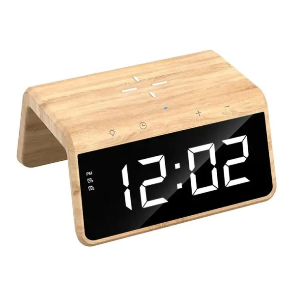 Sunowl SO700 Saat,LED Işık,15W Kablosuz Hızlı Şarj - 7