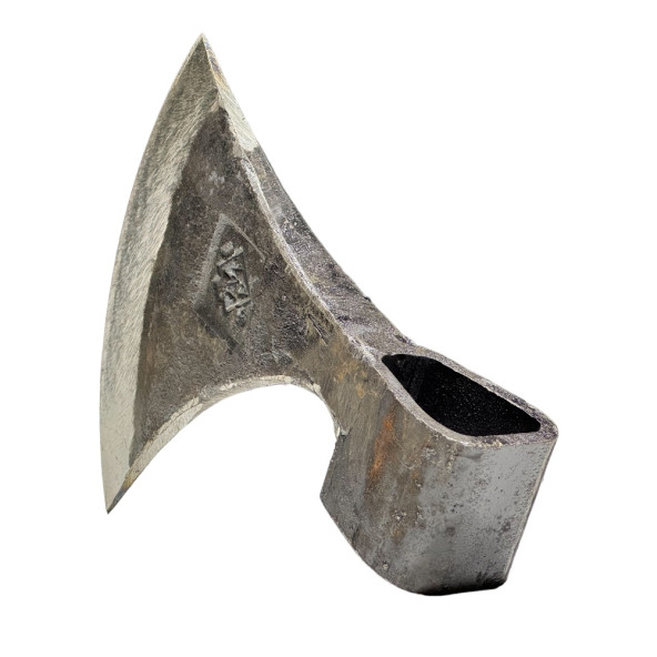 Aki Dövme Çelik Balta Oval Sap-13 cm-No 1-Sapsız - 3