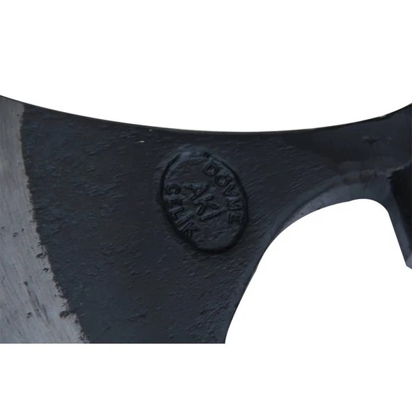 Aki Dövme Çelik Kare Sap Balta 20 cm-No 3-Sapsız - 4