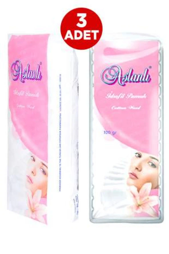 İdrofil Pamuk 100 gr ( 3 Adet )