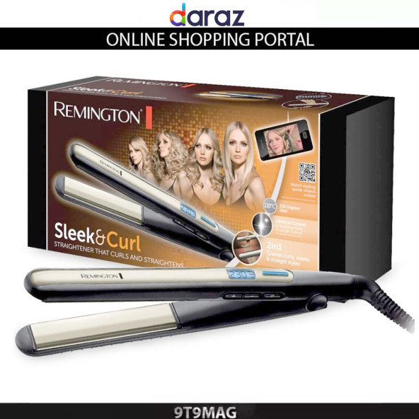 Remington S6500 Sleek Curl Seramik Saç Düzleştirici