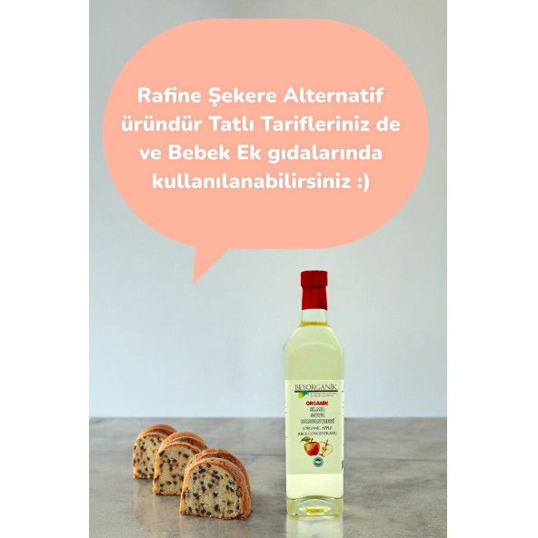 BEYORGANİK Organik Elma Suyu Konsantresi 1300 gr - 4