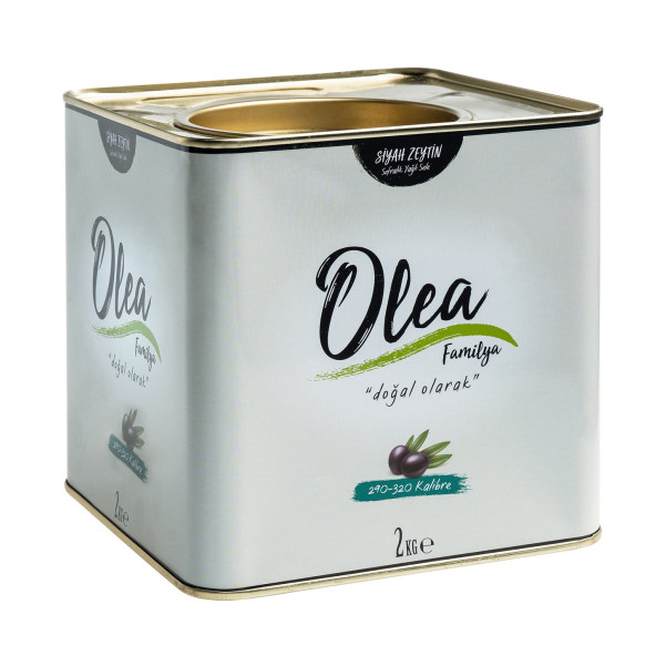 OLEA FAMİLYA SİYAH ZEYTİN 2 KG TENEKE 290-320