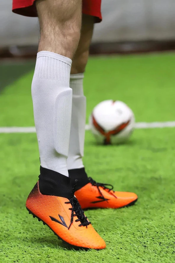 LİG Orthopedix Simav Match Futbol Halı Saha Spor Ayakkabı Çoraplı Boğazlı Bilekli