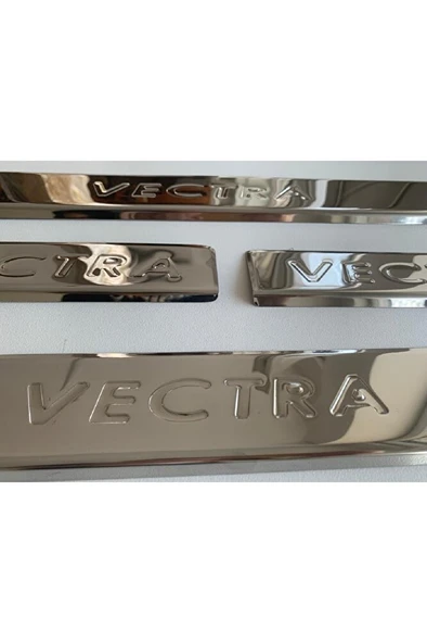 Opel Vectra C Krom Kapı Eşiği 2002 - 2008 Arası 4 Parça Paslanmaz Çelik - Resim 3