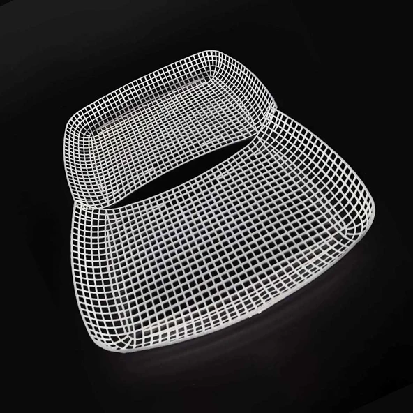 3D Çanta Kanvası Beyaz - 2