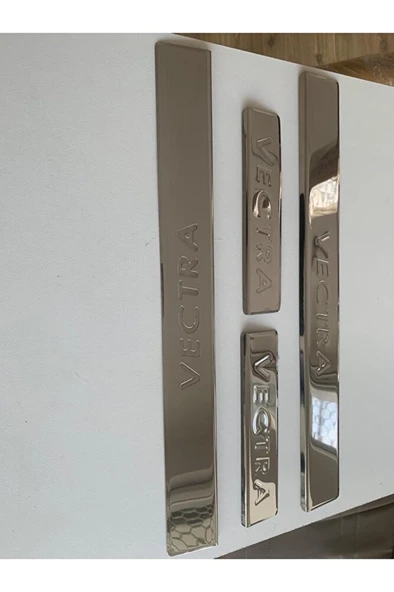 Opel Vectra C Krom Kapı Eşiği 2002 - 2008 Arası 4 Parça Paslanmaz Çelik - Resim 4