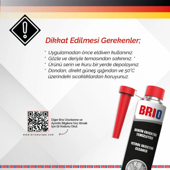 Brio Benzin Enjektör Temizleyici 300 Ml 2'li - Resim 4