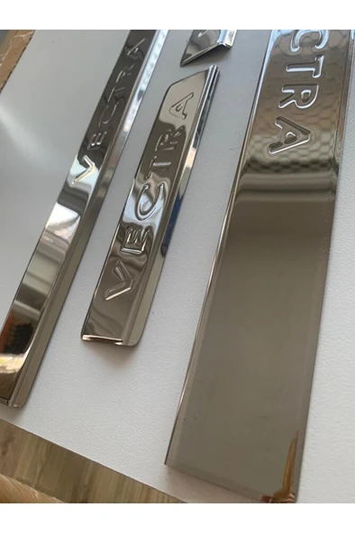 Opel Vectra C Krom Kapı Eşiği 2002 - 2008 Arası 4 Parça Paslanmaz Çelik - Resim 2