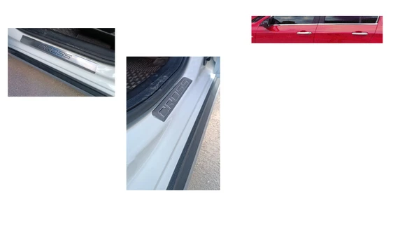 Egea Cross Krom Kapı Kolu ve Kapı Eşiği Seti Paslanmaz Çelik ürün görseli