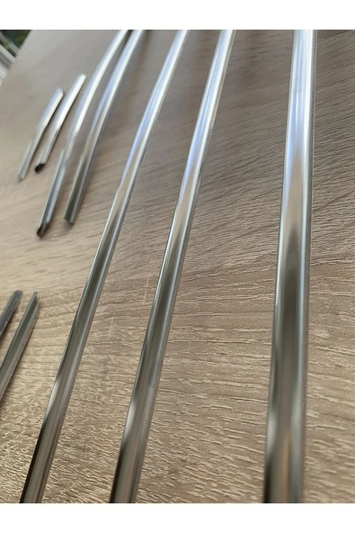 Passat B6 Ön Tampon Çıtası Krom 11 Parça 2005 - 2012 Paslanmaz Çelik Sisli Araçlar İçin - Resim 5