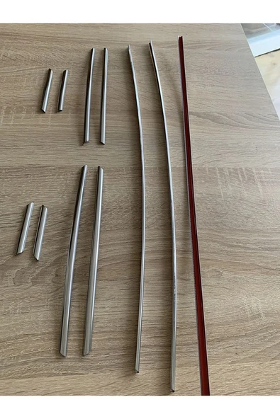 Passat B6 Ön Tampon Çıtası Krom 11 Parça 2005 - 2012 Paslanmaz Çelik Sisli Araçlar İçin - Resim 3