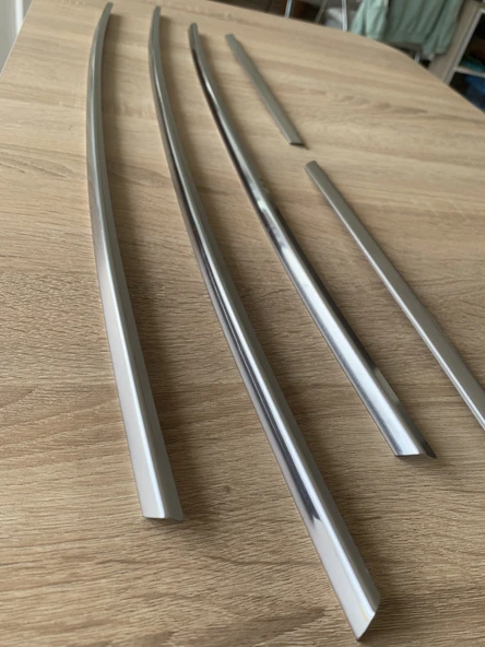 Custom Krom Ön Tampon Çıtası 5 Parça 2012 - 2017 Paslanmaz Çelik - Resim 2