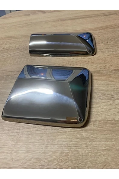 Mercedes Benz E Klasse W124 Krom Ayna Kapağı 2 Parça 1984 - 1995 Paslanmaz Çelik - Resim 2