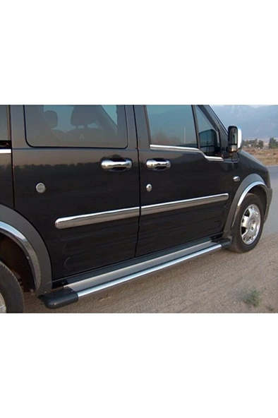 Connect Yan Kapı Çıtası 4 Parça Connect Yazılı Krom 2002-2014 Paslanmaz Çelik - Resim 2