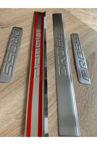 Egea Cross Mat Krom Kapı Eşiği 2016 Ve Sonrası Paslanmaz Çelik Mat Yüzey - Resim 3