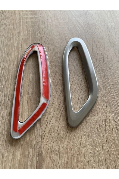 Egea Cross Uyumlu Sinyal Çerçevesi Mat Yüzey Geniş Model İçi Plastik Destekli Paslanmaz Çelik - Resim 6