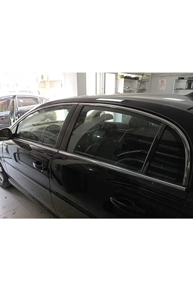 Opel Vectra C Krom Cam Üst Çıtası 4 Parça Paslanmaz Çelik 2002 - 2008 Üst Cam Kromu - Resim 2