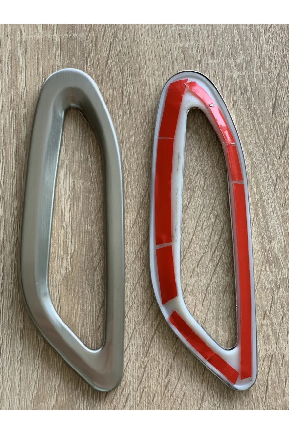 Egea Sinyal Çerçevesi Mat Yüzey Geniş Model İçi Plastik Destekli Paslanmaz Çelik - Resim 3