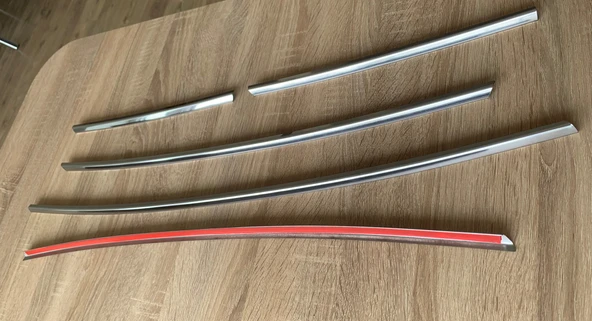 Custom Krom Ön Tampon Çıtası 5 Parça 2012 - 2017 Paslanmaz Çelik - Resim 5