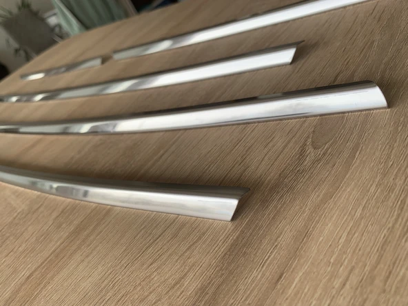 Custom Krom Ön Tampon Çıtası 5 Parça 2012 - 2017 Paslanmaz Çelik - Resim 6