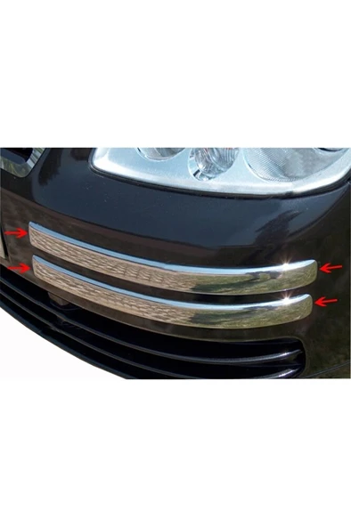 Caddy Ön Tampon Kaşı 4 Parça Paslanmaz Çelik 2003 - 2010 Paslanmaz Çelik - Resim 3