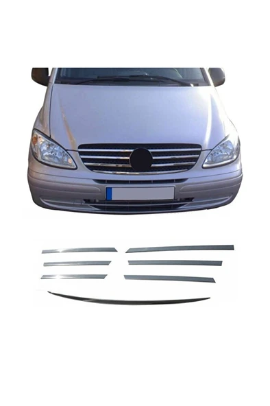 Vito W 639 Ön Panjur 7  Parça 2003 - 2010  Paslanmaz Çelik ürün görseli