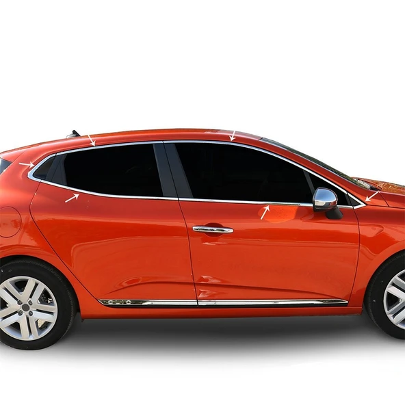 Renault Clio 5 Krom Cam Çevre 2019 Sonrası ürün görseli