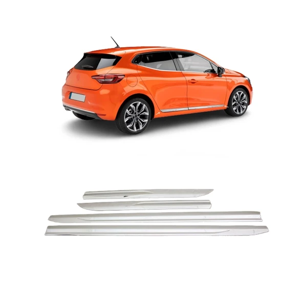 Sedadizaynotoltd.Şti Renault Clio 5 Krom Yan Kapı Çıtası 2019 Sonrası - Resim 8