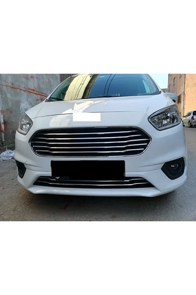 Courier Ön Panjur Krom 7 Parça 2018 + Yeni Kasa Paslanmaz Çelik - Resim 3