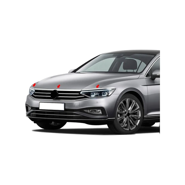 Volkswagen Passat B8.5 Far Üstü Çıtası Sd 2019 Sonrası - Resim 2