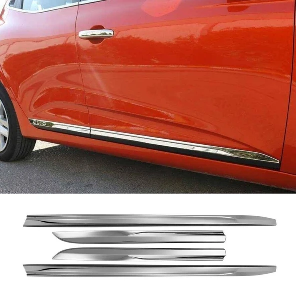 Sedadizaynotoltd.Şti Renault Clio 5 Krom Yan Kapı Çıtası 2019 Sonrası - Resim 6