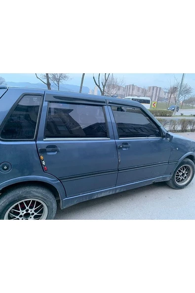 Fiat Uno Cam Çıtası Krom Paslanmaz 4 Parça - Resim 4