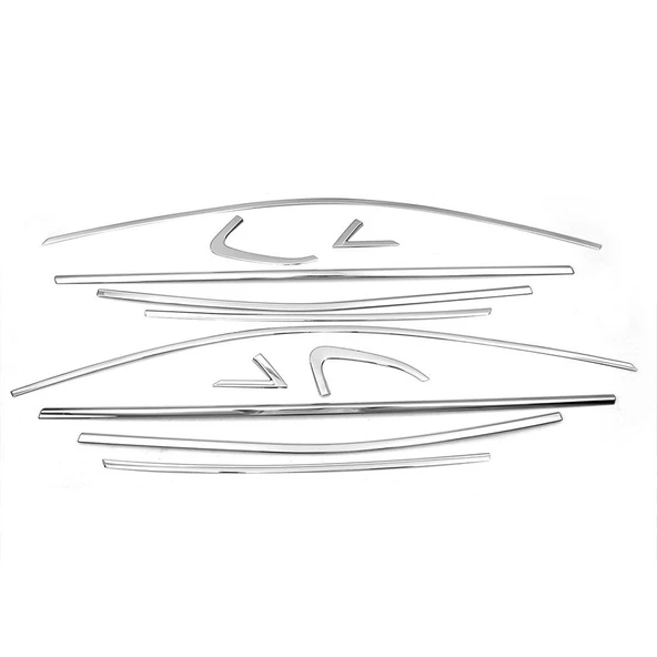 Renault Clio 5 Krom Cam Çevre 2019 Sonrası - Resim 2